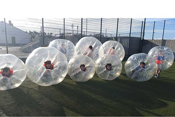 Clonberne lads enjoying a Bubble Birthday Party at Astrobay today.
