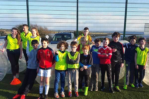 A Bubble Birthday Party Group of Kids from Knocknacarra in Astrobay Galway!