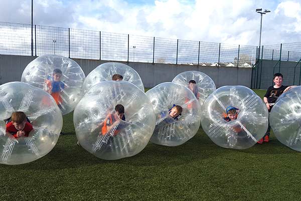 Cregmore lads on a mid term Bubble Birthday Party.