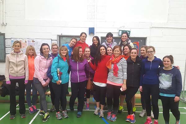 Super group of "Hens" enjoying our Alternative Old School Sports Day.