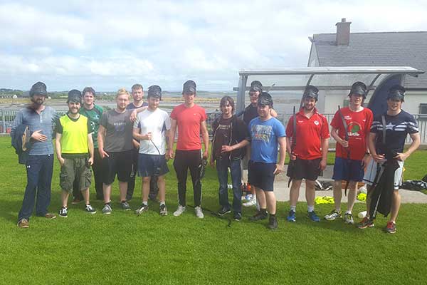 Group of friends after Tag Archery match