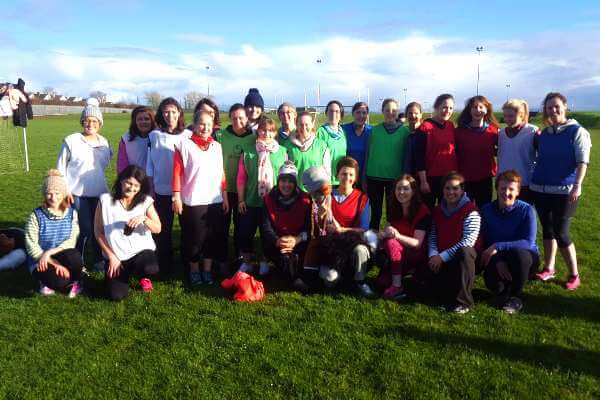 Group of ladies in a team shot after a Hen Party at Astrobay Galway.