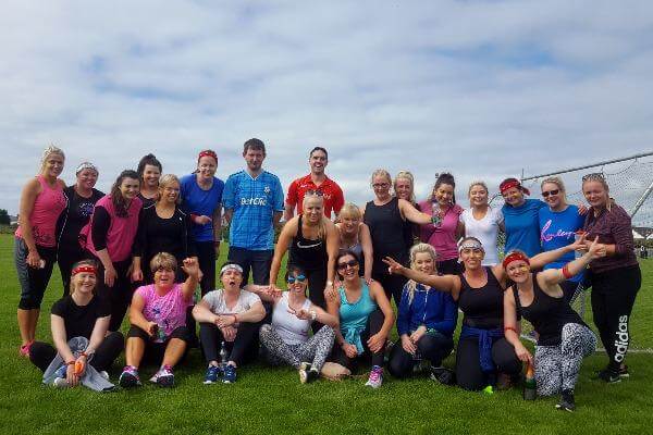 Hen party at a sports day event